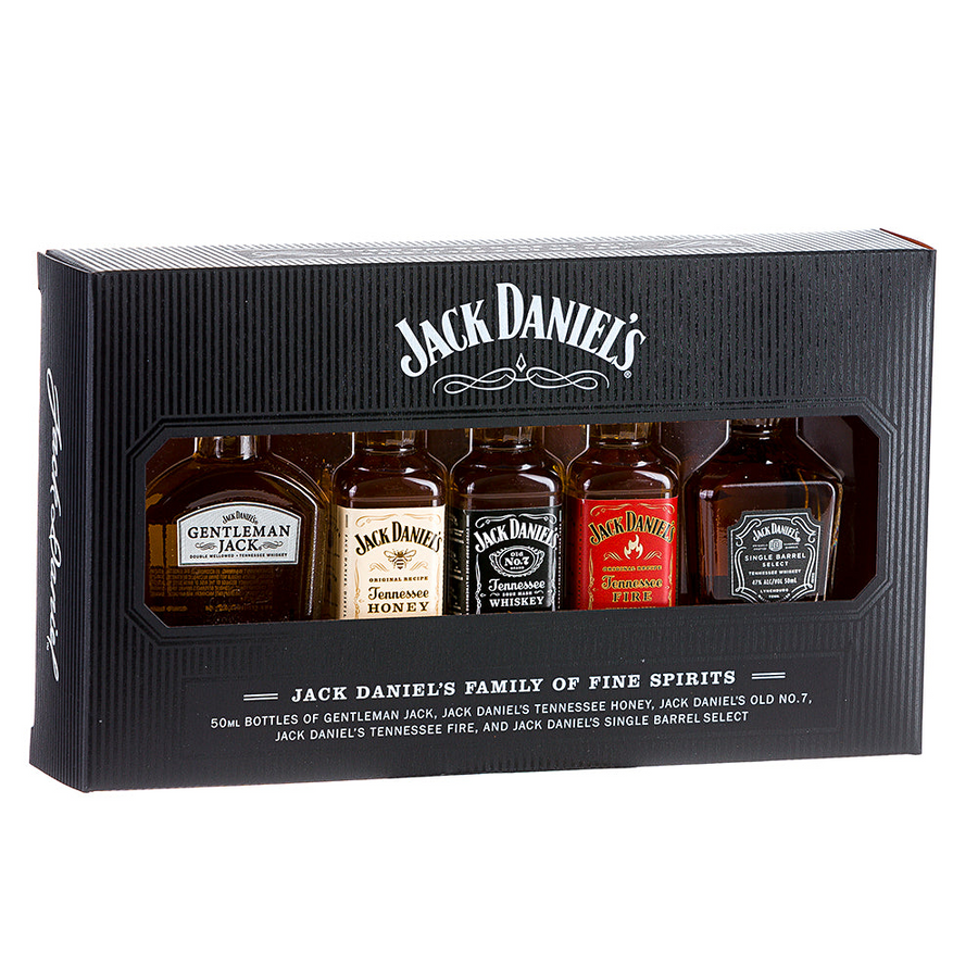 Jack Daniels Family Of Brands 5x50mL - Uptown Liquor