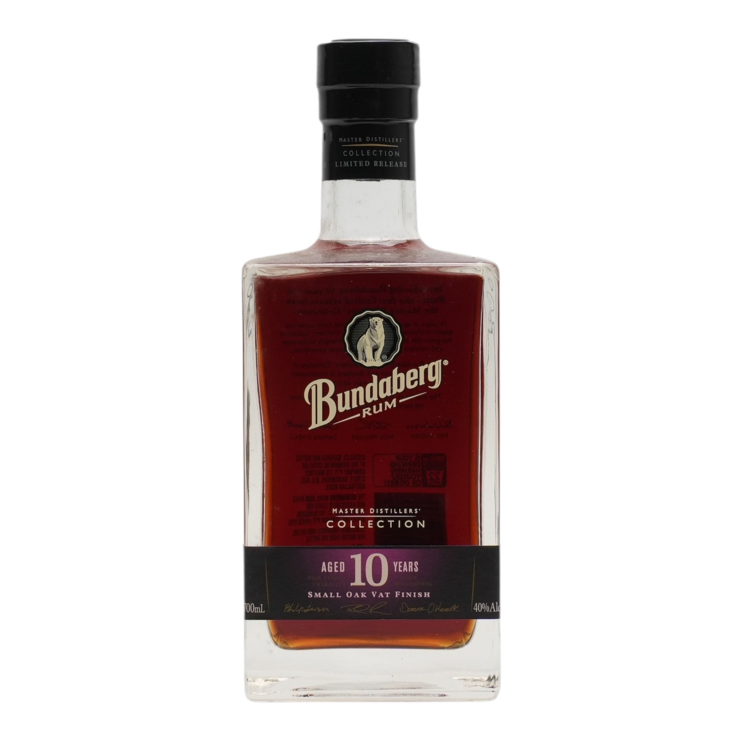 Bundaberg 10 Year Old Master Distiller Collection Rum 700mL