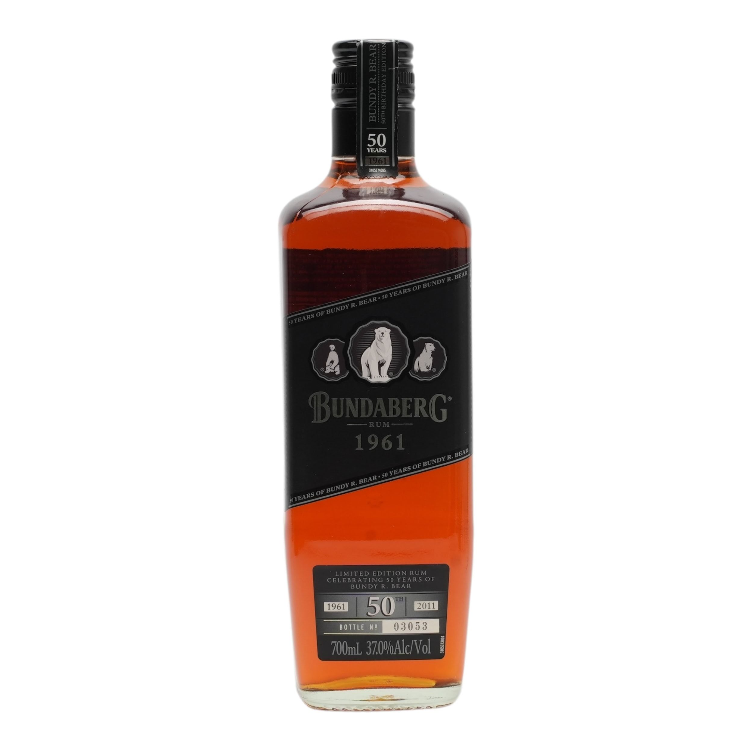 Bundaberg 1961 50th Anniversary Rum 3 Bear Label 700mL – Uptown Liquor