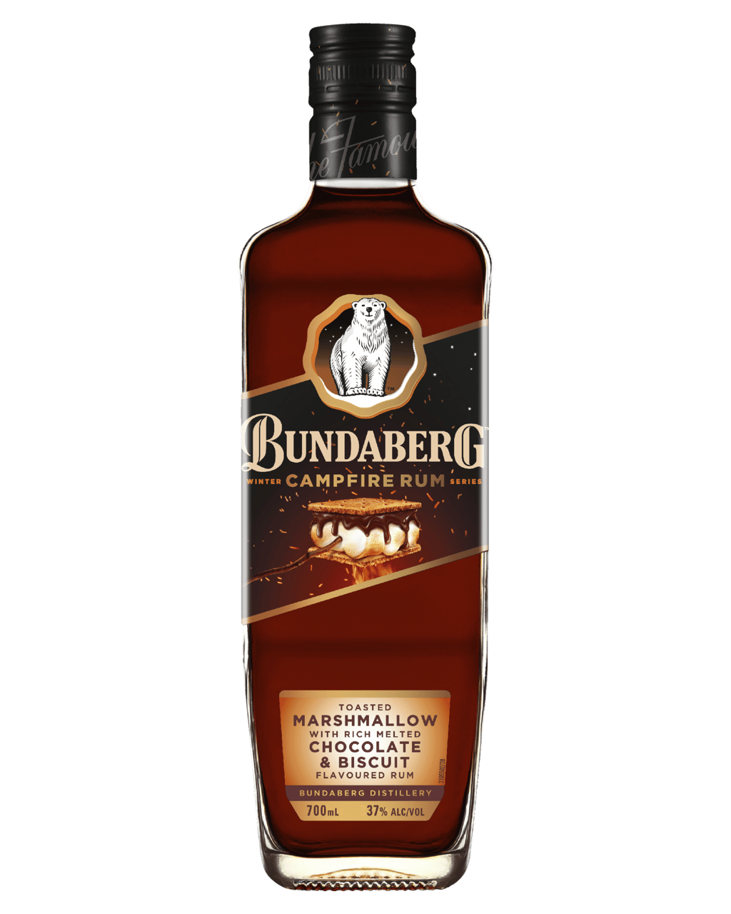 Bundaberg Campfire Marshmallow, Chocolate and Biscuit Rum 700mL