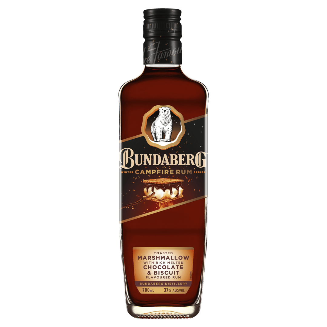 Bundaberg Campfire Marshmallow, Chocolate and Biscuit Rum 700mL - Uptown Liquor