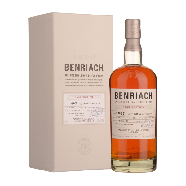 Benriach 1997 24 Year Old 1997 Cask 11862 Virgin Oak Hogshed 700mL - Uptown Liquor
