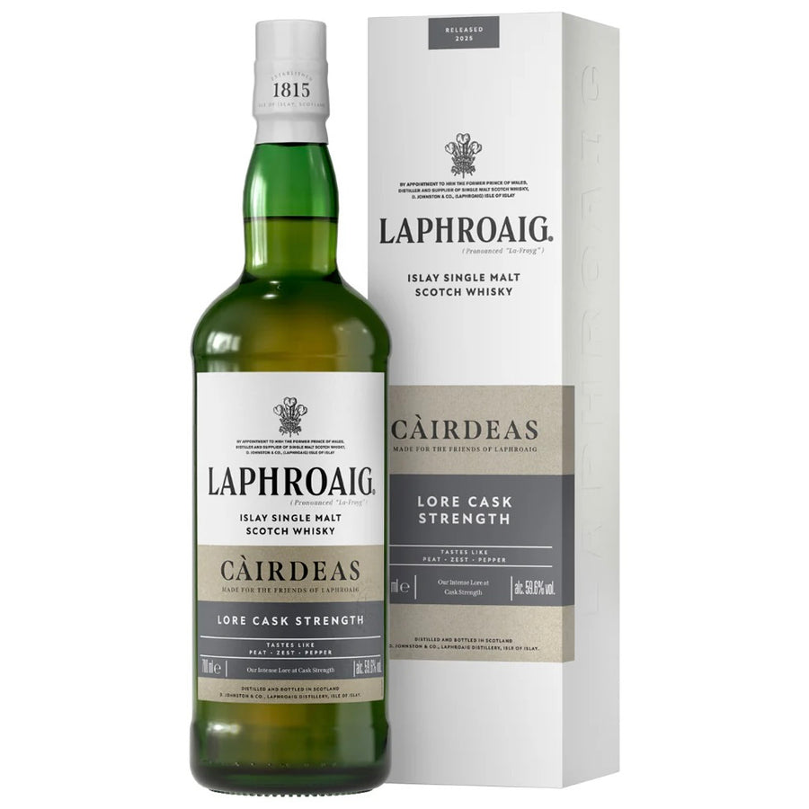 Laphroaig 2025 Cairdeas Lore Cask Strength 700mL – Uptown Liquor
