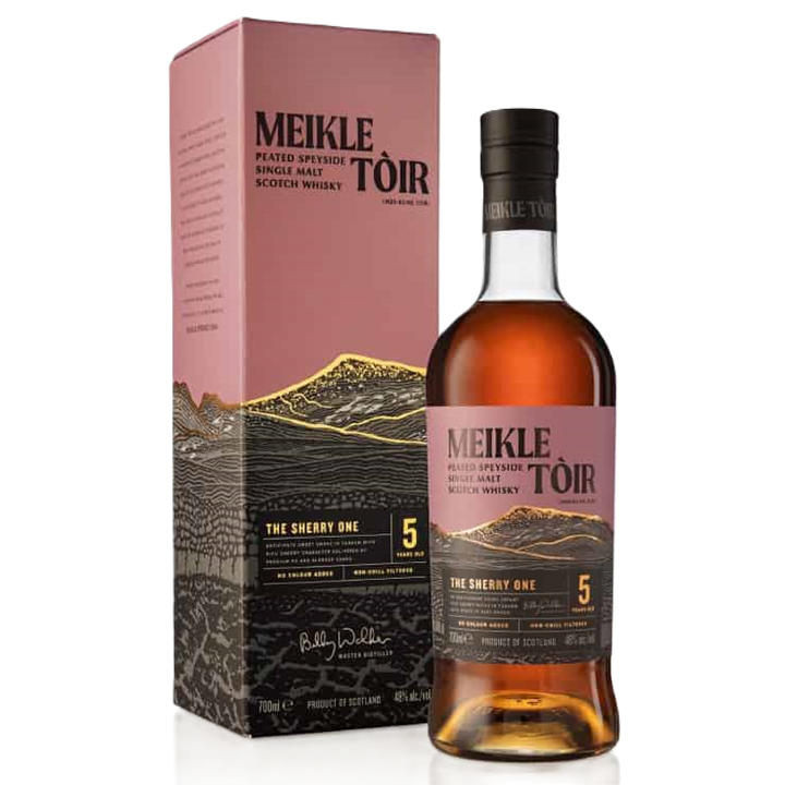 GlenAllachie Meikle Toir The Peated Sherry One Scotch Whisky 700mL - Uptown Liquor