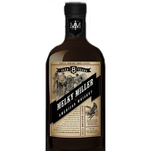 Melky Miller 8 Year Old Classic Maryland Style American Whiskey 750mL - Uptown Liquor