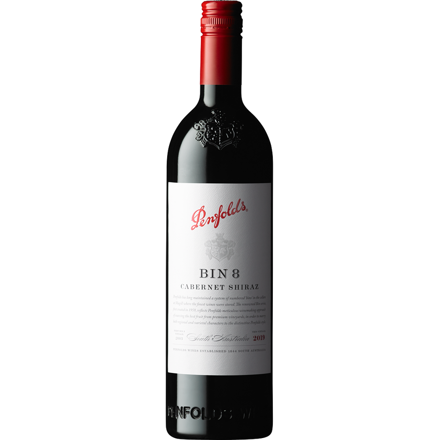 Penfolds Bin 8 Shiraz Cabernet 2019 750mL - Uptown Liquor