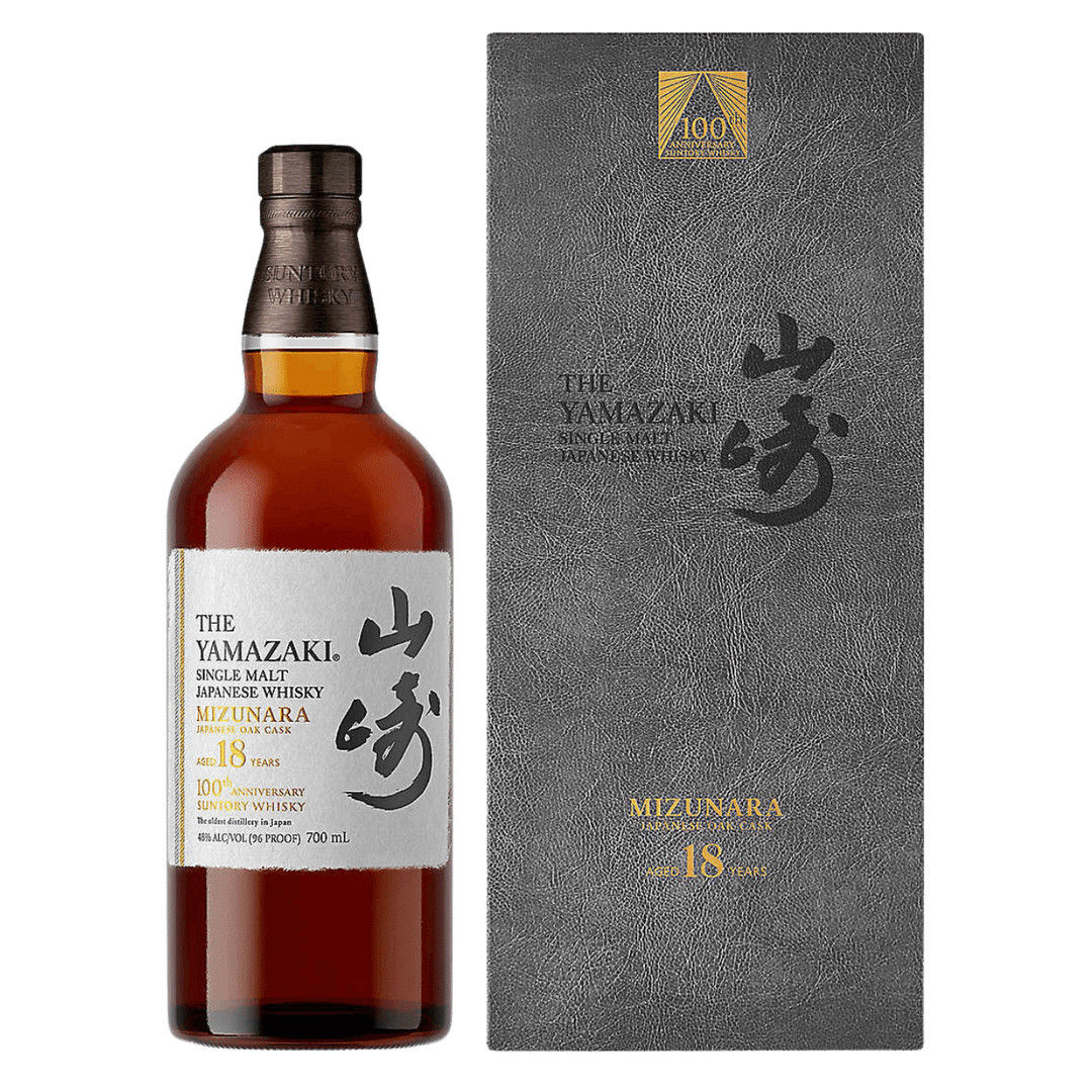 Yamazaki 18 Year Old Mizunara 100th Anniversary Japanese Whisky 700mL - Uptown Liquor
