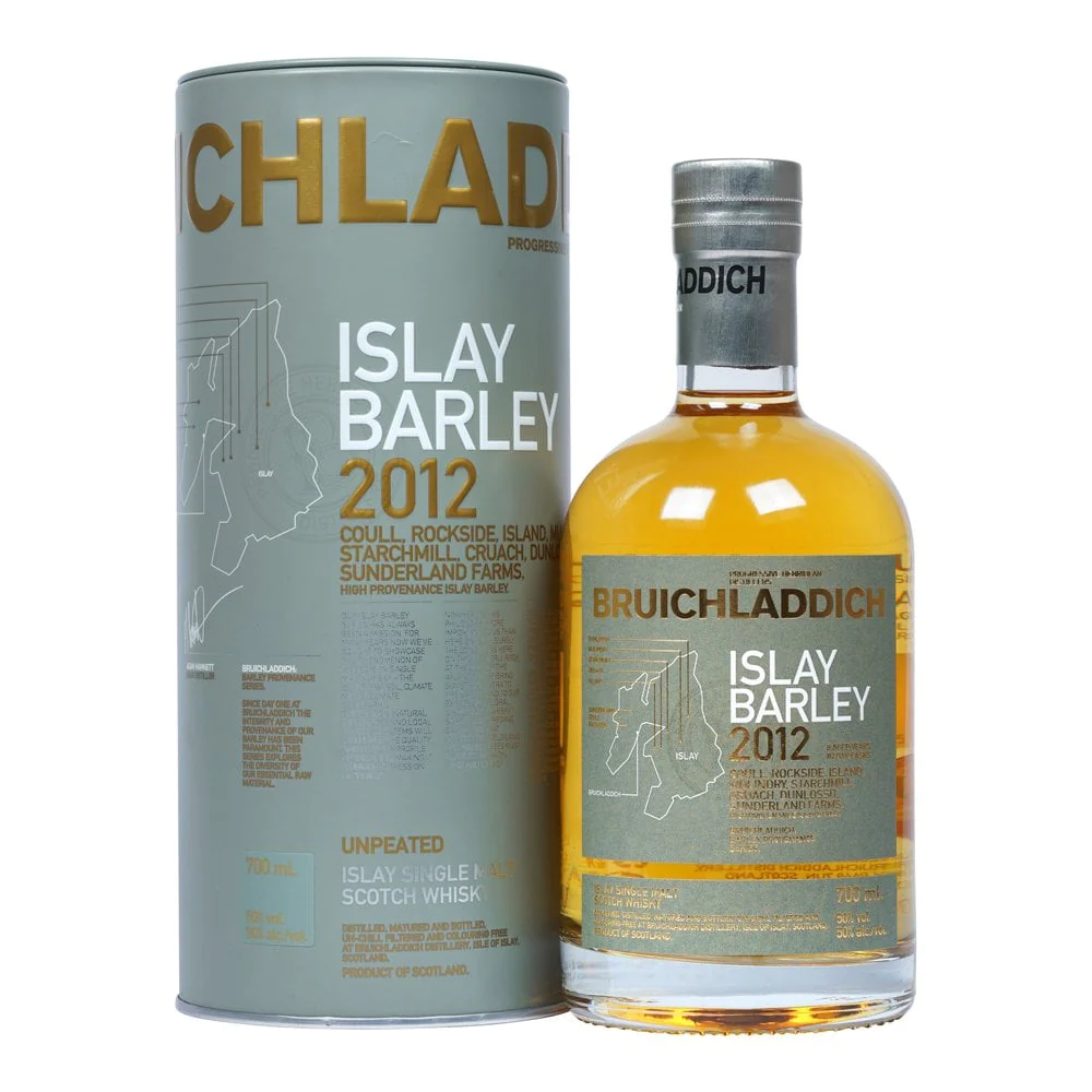 Bruichladdich Islay Barley 2012 Unpeated 700mL - Uptown Liquor
