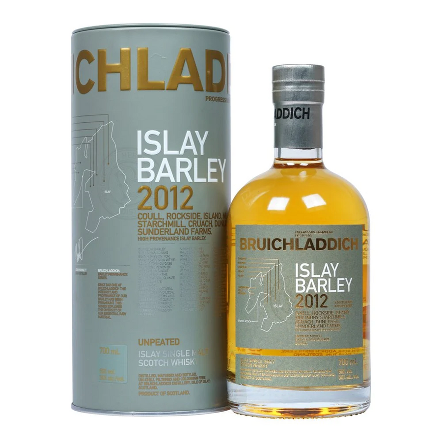 Bruichladdich Islay Barley 2012 Unpeated 700mL - Uptown Liquor