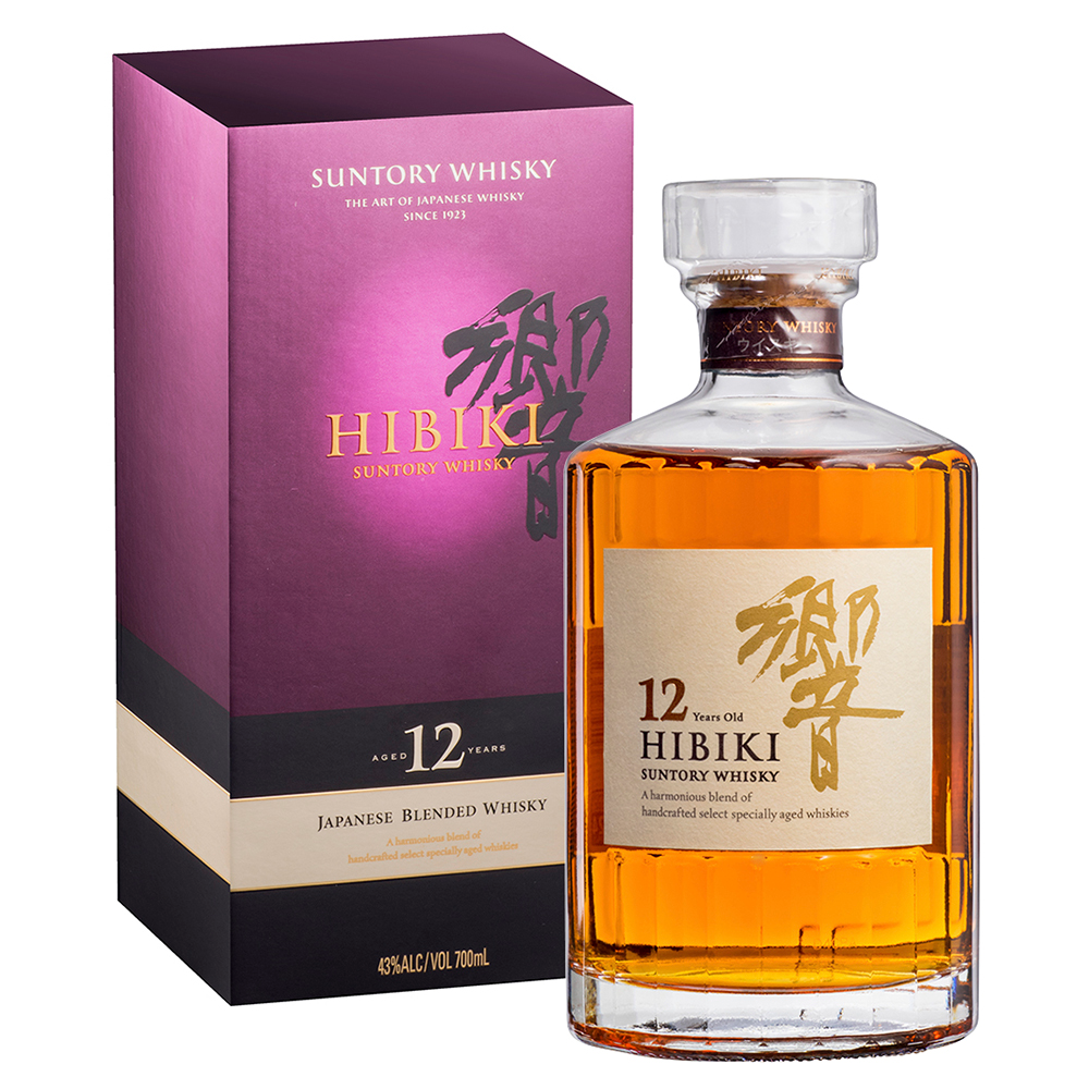 Hibiki 12 Year Old Japanese Whisky 700mL