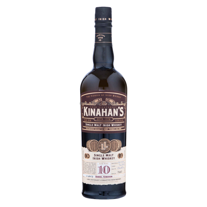 Kinahan's Irish Whiskey 10YO Single Malt 700mL