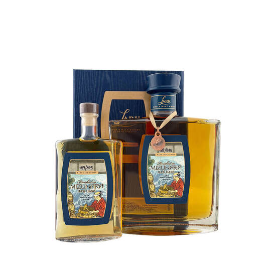 Lark Mizunara Oak Cask 700mL + 100mL - Uptown Liquor