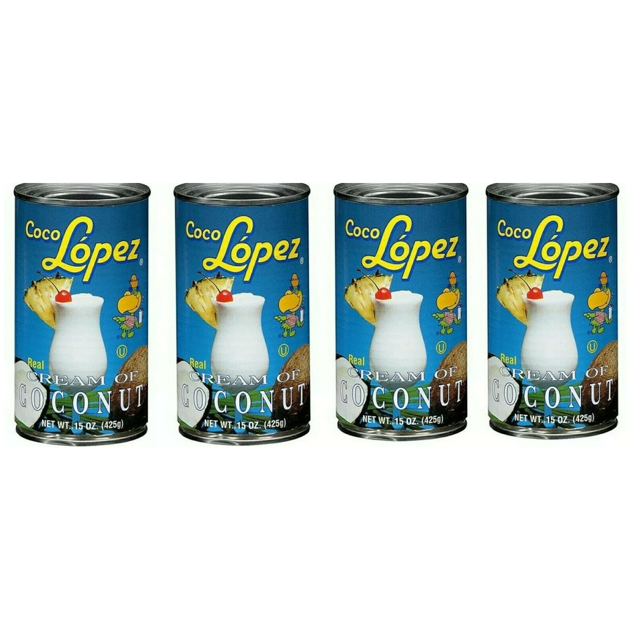 Coco Lopez Cream Of Coconut Tin 425ml 4pk - Uptown Liquor