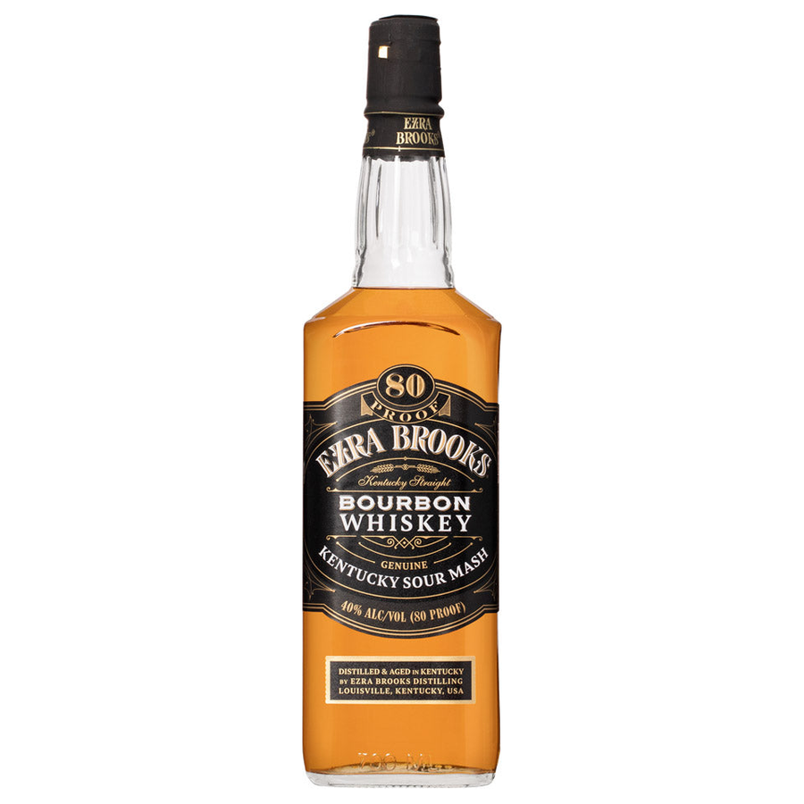 Ezra Brooks Kentucky Straight Bourbon Whiskey 1L - Uptown Liquor