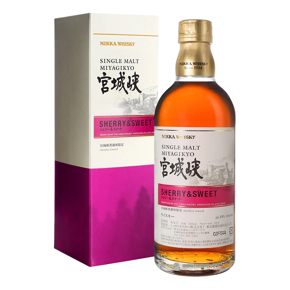 Nikka Miyagikyo Sherry & Sweet Distillery Exclusive Japanese Whisky 500mL - Uptown Liquor