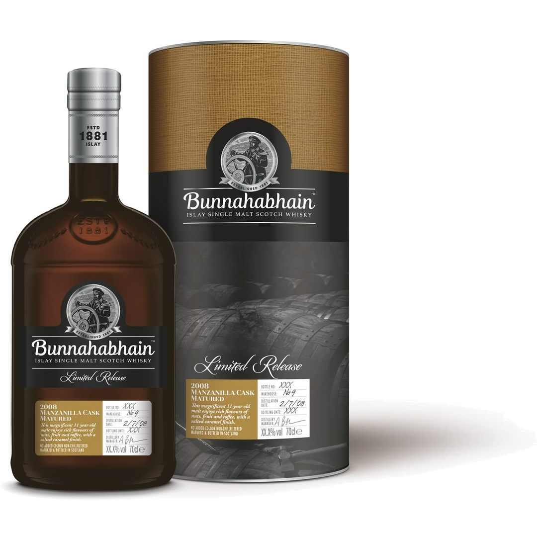 Bunnahabhain 2008 Manzanilla Cask Matured 11 Year Old Single Malt Scotch Whisky - Uptown Liquor