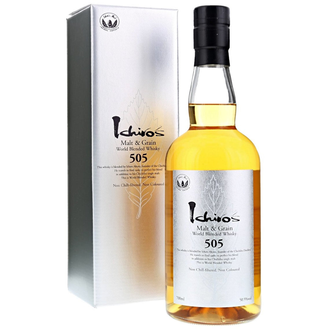 Ichiro's Malt& Grain World Blended Whisky 505 700mL - Uptown Liquor