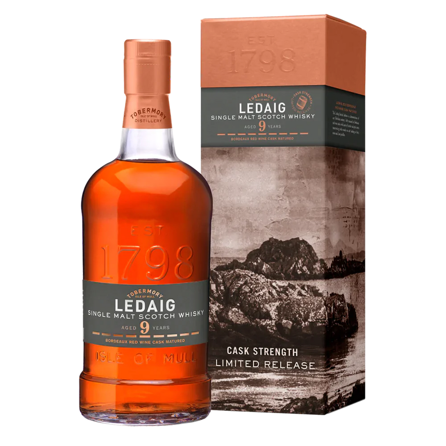 Ledaig 2012 Bordeaux Cask Finish 9 Year Old Single Malt Scotch Whisky 700mL - Uptown Liquor