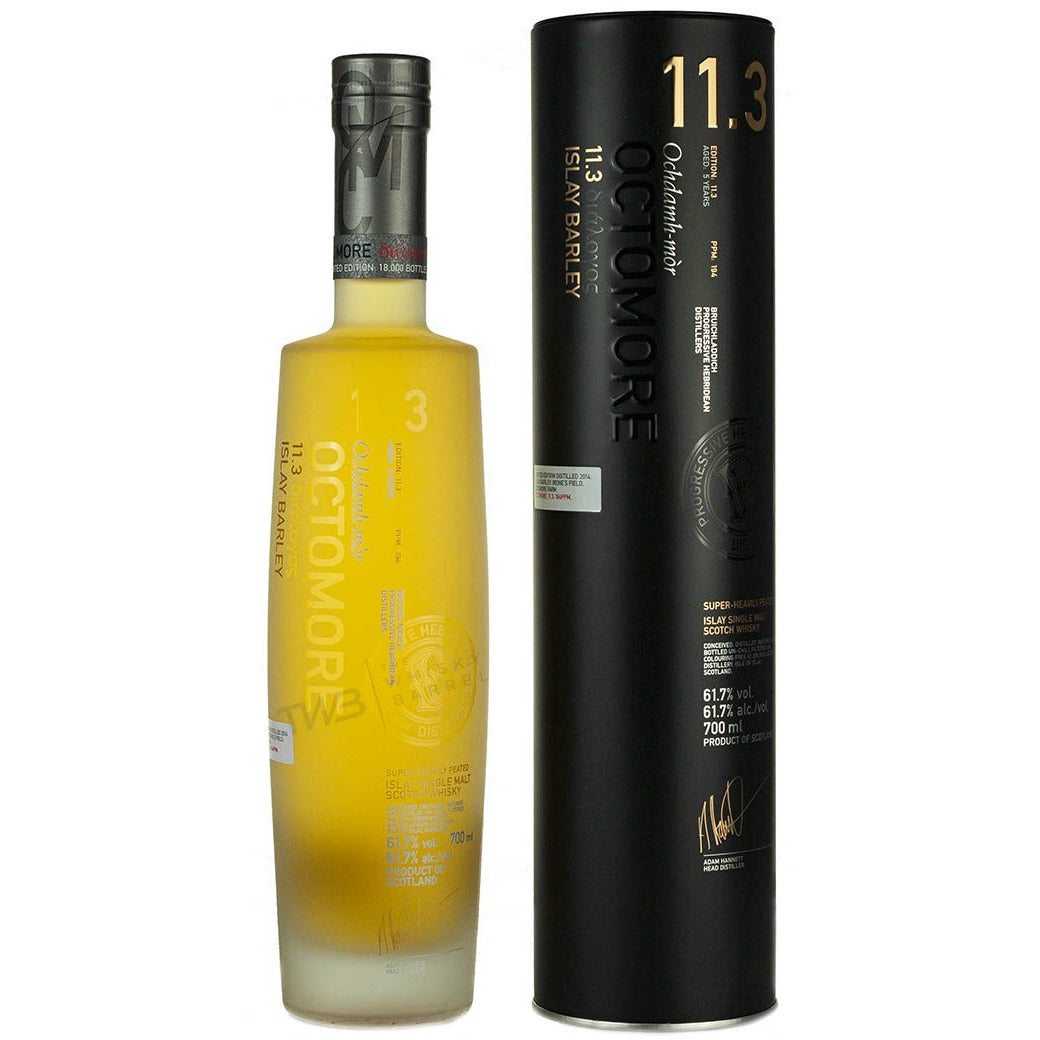 Bruichladdich Octomore 11.3 Islay Barley Scotch Whisky 700mL - Uptown Liquor