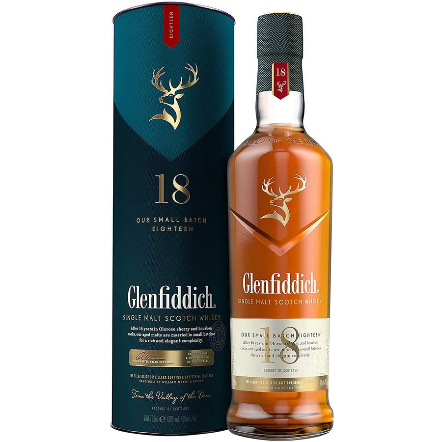 Glenfiddich 18 Year Old Single Malt Scotch Whisky 700mL - Uptown Liquor