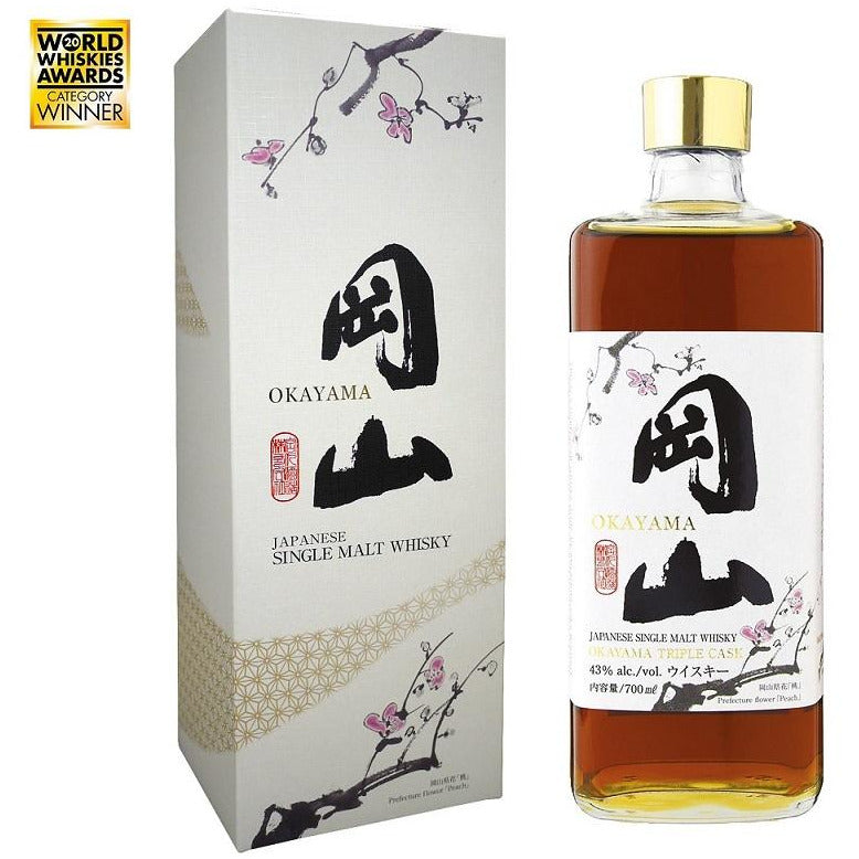 Okayama Triple Cask Single Malt Japanese Whisky 700mL - Uptown Liquor