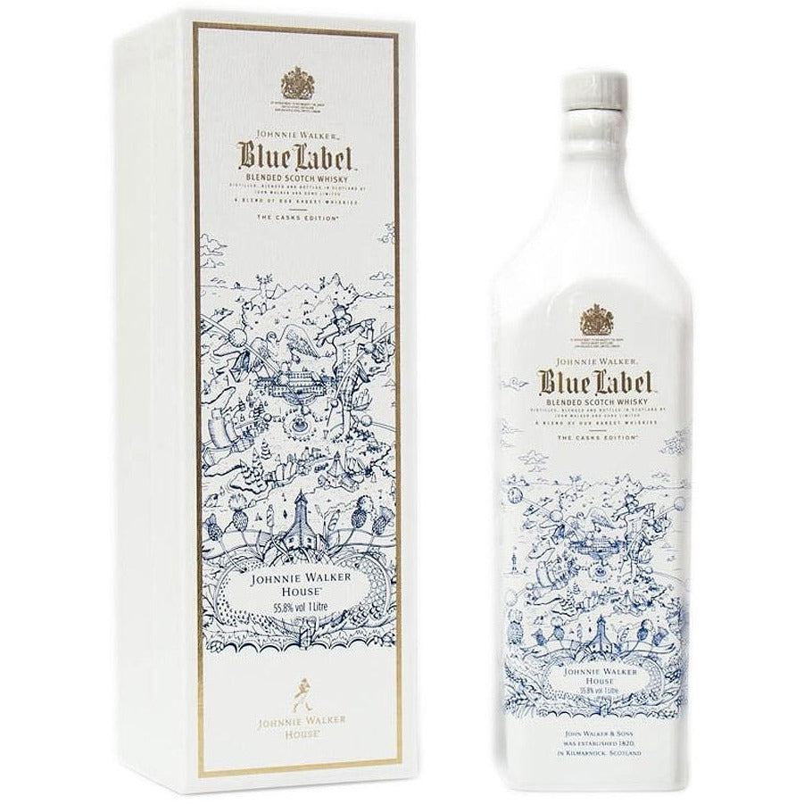 Johnnie Walker Blue Label House Willow Whisky Limited Edition 1L - Uptown Liquor