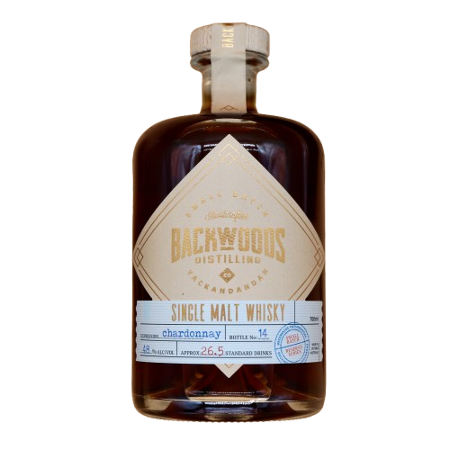 Backwoods Chardonnay Cask Single Malt Whisky 700mL
