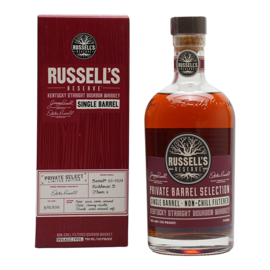 Russell's Reserve Single Barrel Private Select 2011 #20-0376 750mL - Uptown Liquor