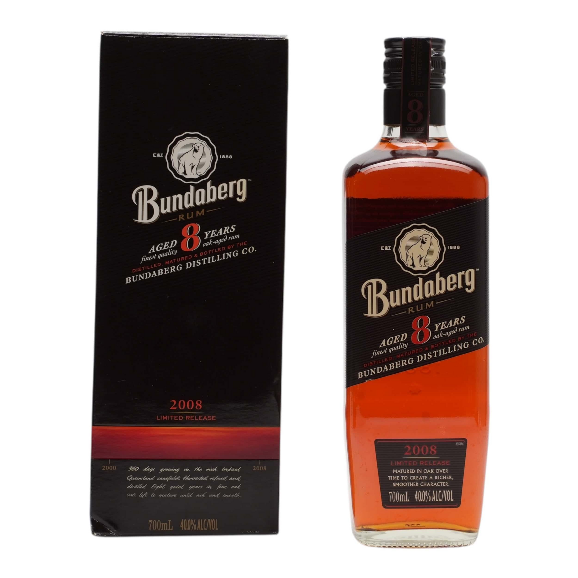 Bundaberg Rum Aged 8 Years 2008 Limited Release 700mL – Uptown Liquor