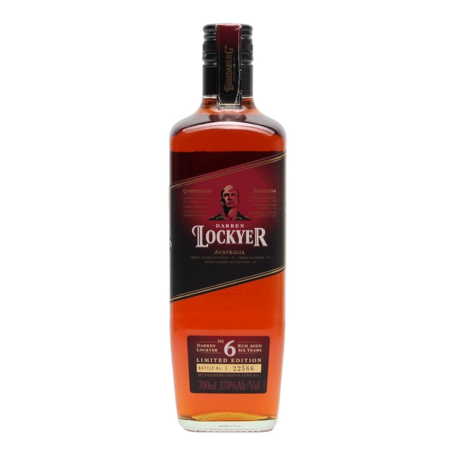 Bundaberg Darren Lockyer 6 Year Old Rum Limited Edition Rum 700mL - Uptown Liquor