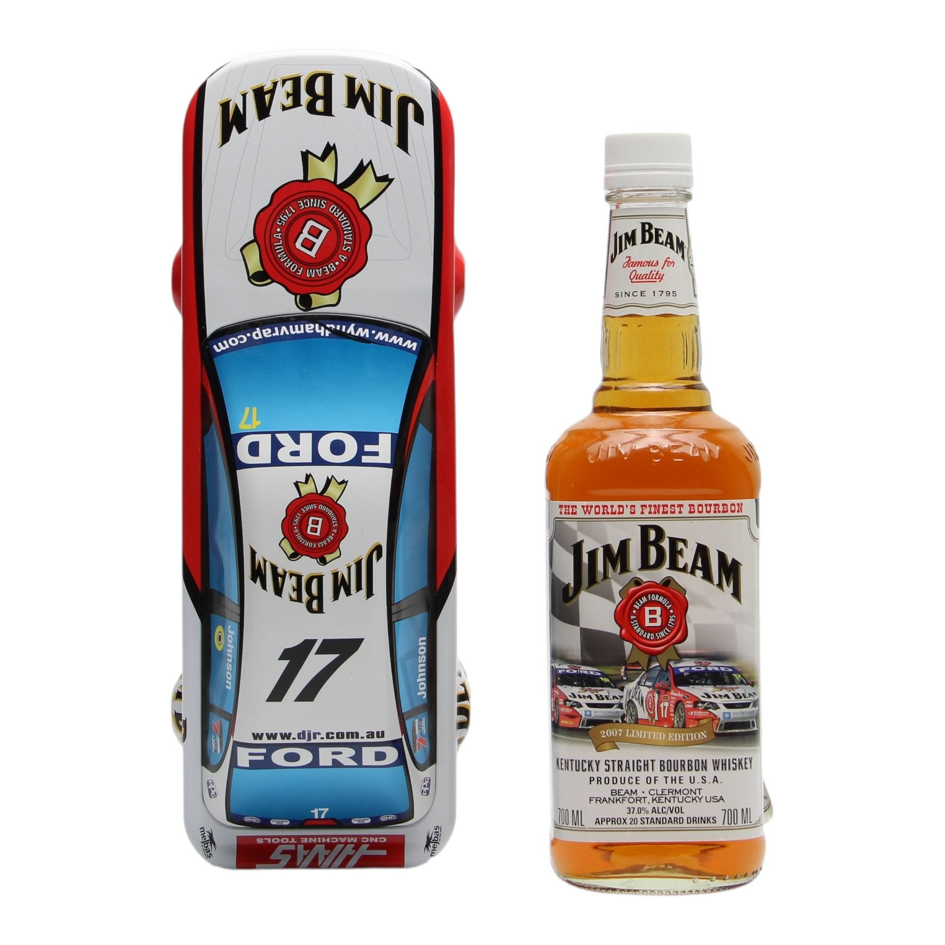 Jim Beam Racing Car 2007 Limited Edition Tin 700mL – Uptown Liquor