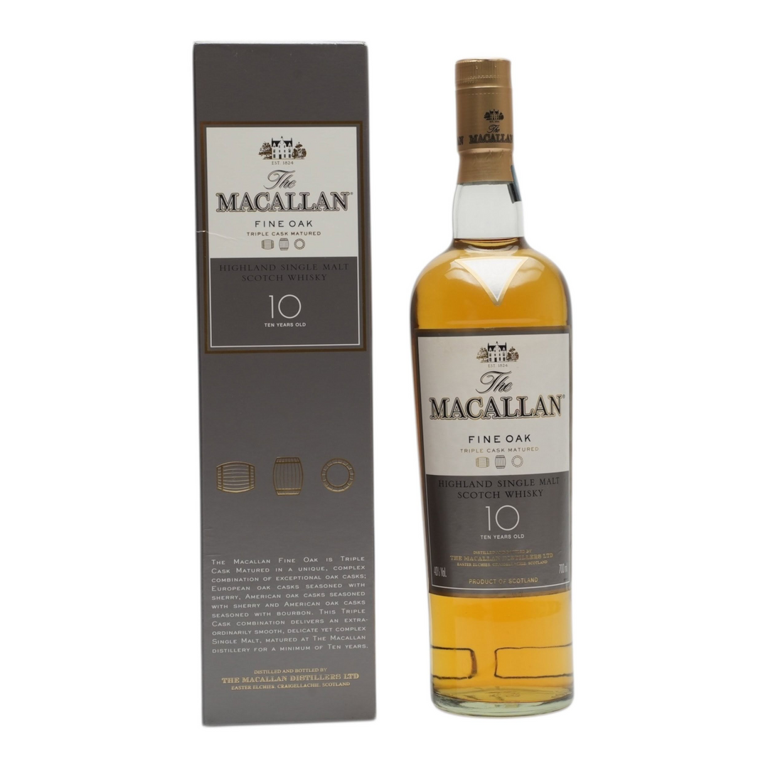 The Macallan 10 Year Old Triple Cask Fine Oak Scotch Whisky 700mL - Uptown Liquor