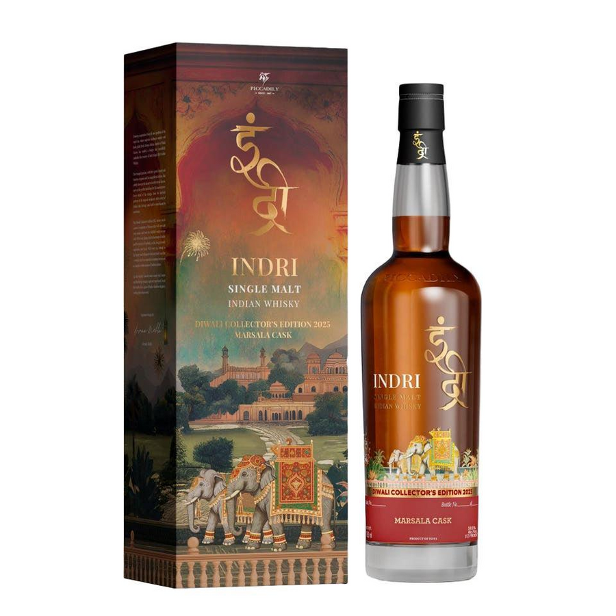 Indri Diwali Collector's Edition Single Malt Whisky 2025 700mL - Uptown Liquor