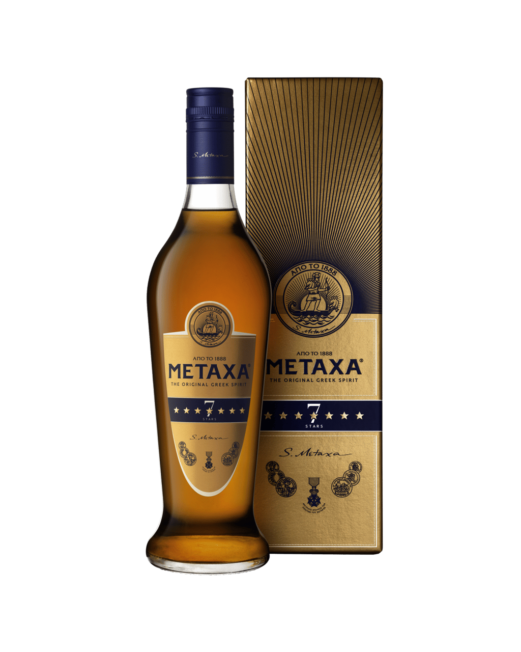 Metaxa 7 Star Brandy 700mL - Uptown Liquor