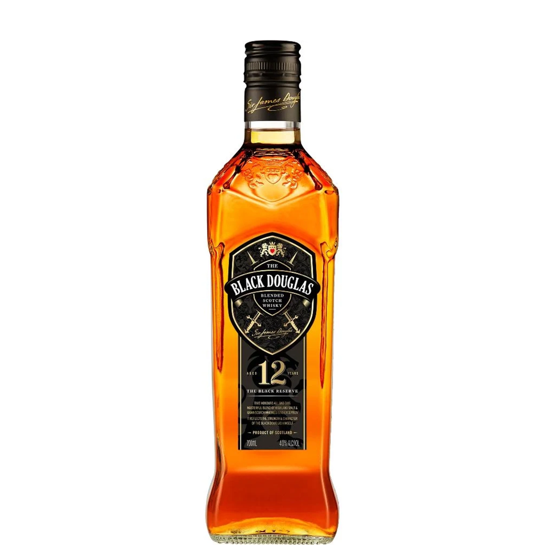 Black Douglas 12 Year Old Scotch Whisky 700mL