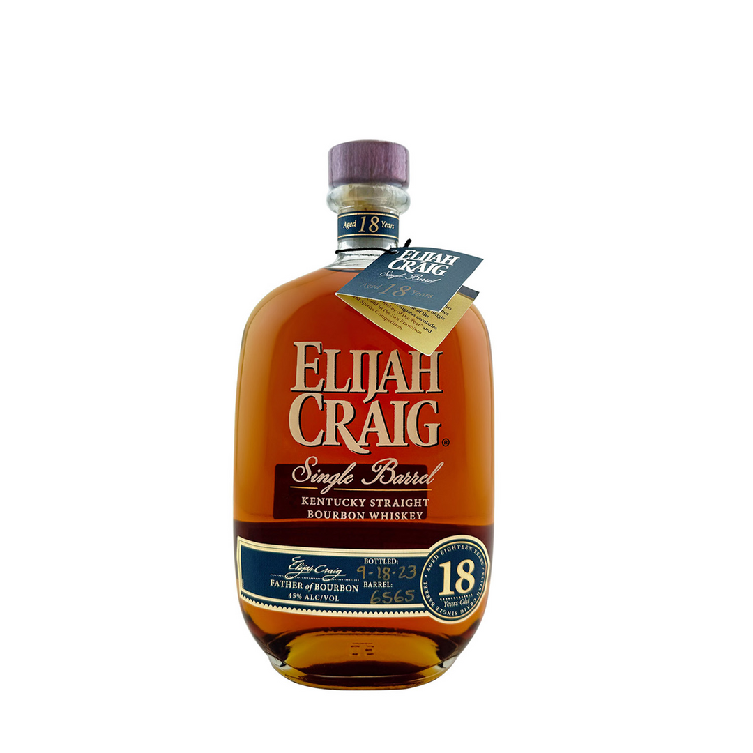 Elijah Craig 18YO Single Barrel Bourbon Whiskey 750mL