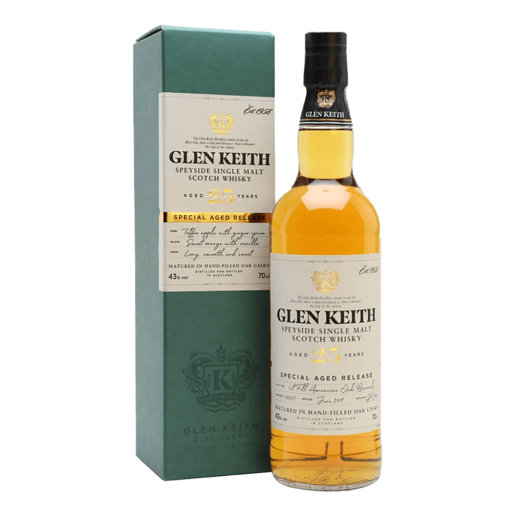 Glen Keith 25 Year Old Single Malt Scotch Whisky 700mL - Uptown Liquor