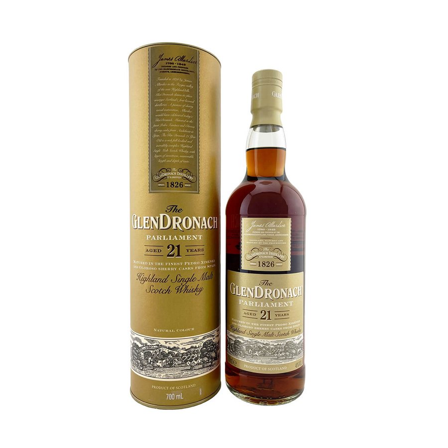 GlenDronach 21 Years Parliament Scotch Whisky 700mL - Uptown Liquor