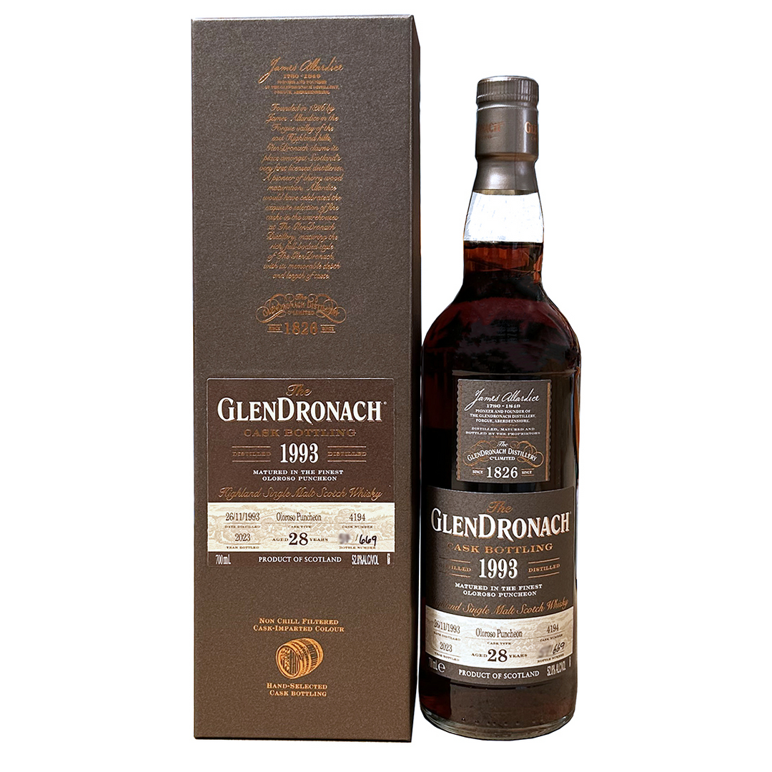 Glendronach 28 Year Old 1993 Cask 4194 700mL - Uptown Liquor