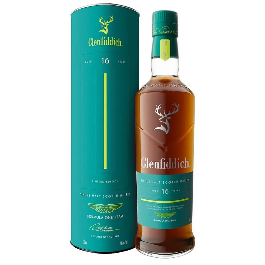 Glenfiddich 16 Year Old Aston Martin F1 Edition 700mL - Uptown Liquor