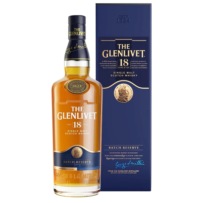 The Glenlivet 18 Year Old Single Malt Scotch Whisky 700mL - Uptown Liquor
