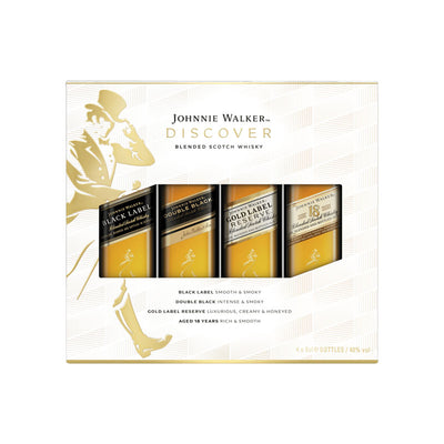 Johnnie Walker Discovery Gift Pack 4 X 50mL - Uptown Liquor
