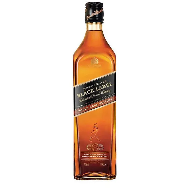 Johnnie Walker Black Label Triple Cask Blended Scotch Whisky 1L