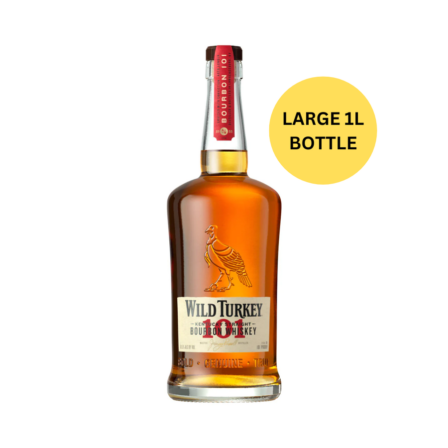 Wild Turkey 101 Bourbon Whiskey 1L - Uptown Liquor