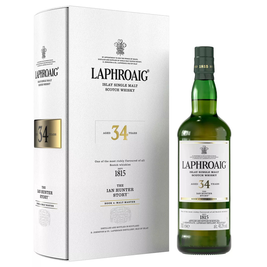 Laphroaig 34 Year Old Ian Hunter Book 4 - Uptown Liquor