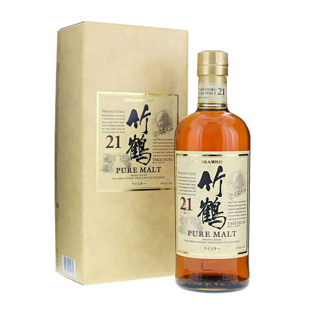 Nikka Taketsuru 21 Year Old Pure Malt With Box 700mL - Uptown Liquor