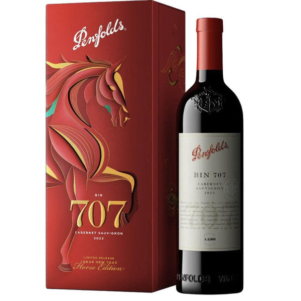 Penfolds Bin 707 Cabernet Sauvignon 2023 Year of the Horse 750mL