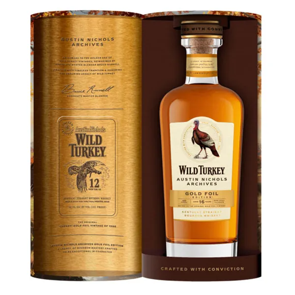 Wild Turkey 16 Year Old Austin Nichols Archives Gold Foil 750mL