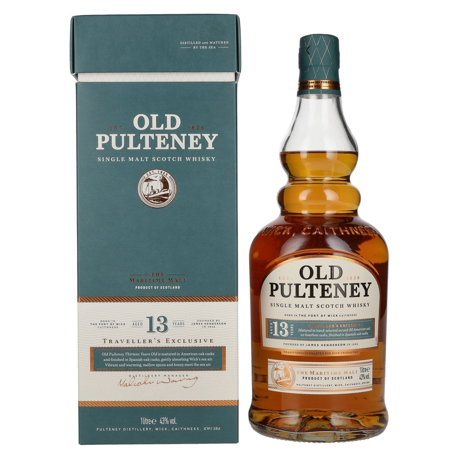 Old Pulteney 13 Year Old Traveller's Exclusive Scotch Whisky 1L - Uptown Liquor