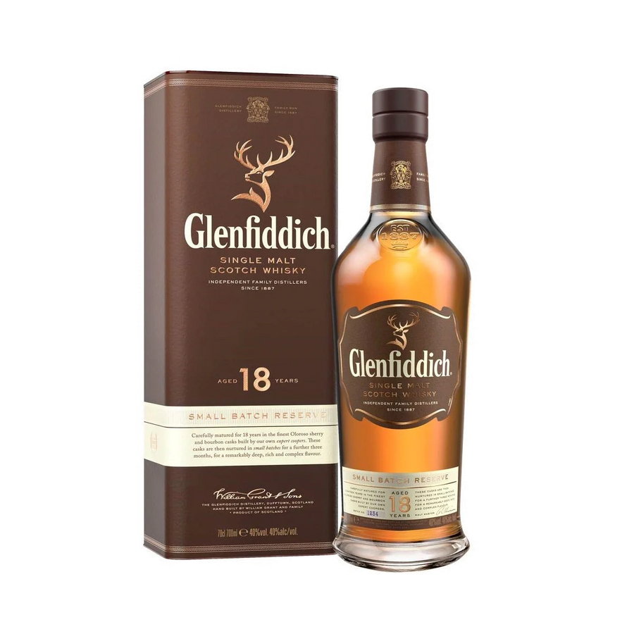 Glenfiddich 18 Year Old Small Batch Reserve Old Bottle 700mL - Uptown Liquor